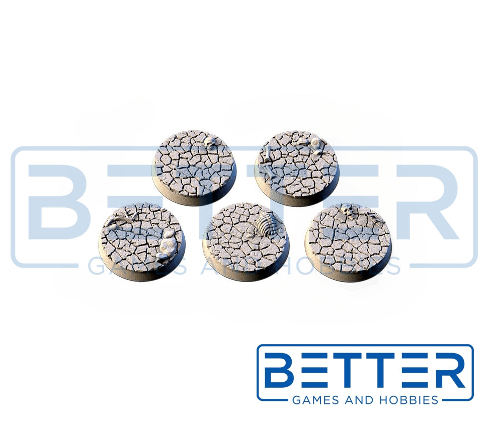 Cracked Desert - Themed Bases and Toppers for sci-fi & fantasy wargaming