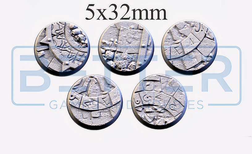 Sacred temple - Themed Bases and Base Toppers for sci-fi & fantasy wargaming