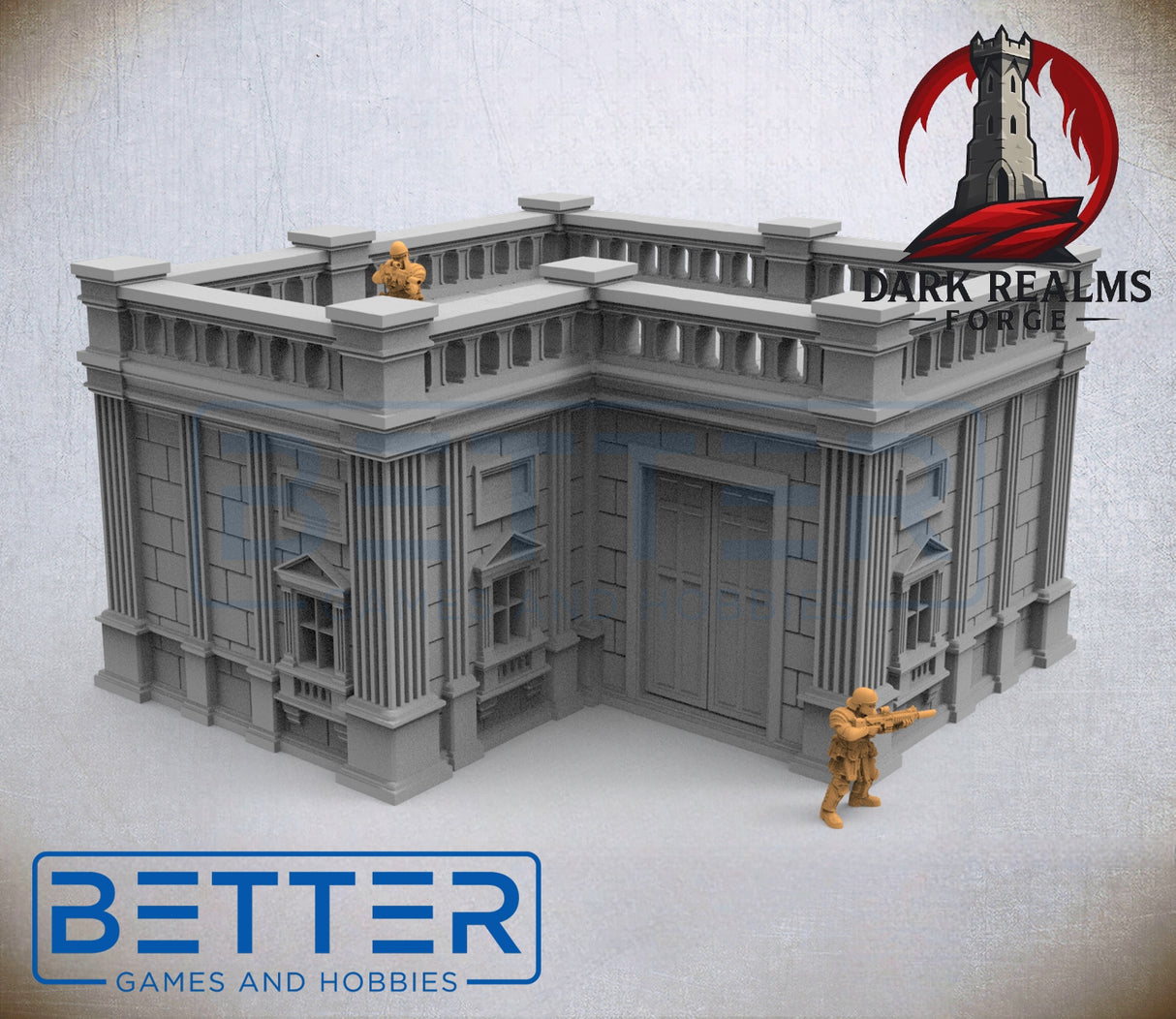 Castra Ultimarii – Roman Inspired Modular Building 3 | 32 mm, 28 mm, 15 mm & 10 mm Scale | Sci-Fi & Fantasy Wargaming Terrain | RPG Scenery