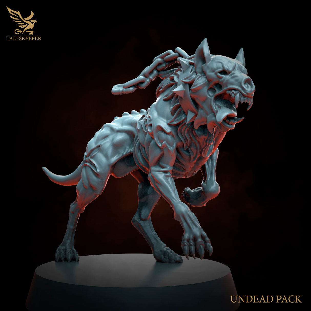 Undead Dog Pack - 28mm scale miniatures for Sci-Fi and Fantasy Wargaming