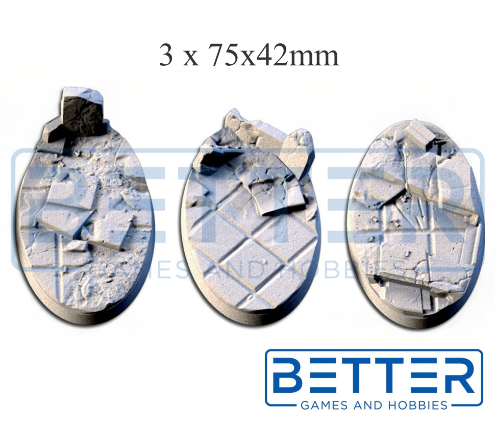 City Ruins - Themed bases and Toppers for sci-fi & fantasy wargaming