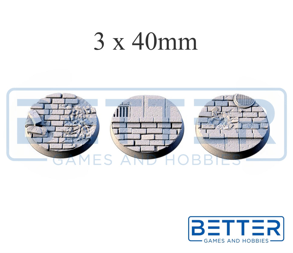 WWII City - Themed Bases and Toppers for sci-fi & fantasy wargaming