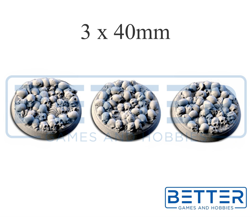 Death Skulls - Themed Bases and Toppers for sci-fi & fantasy wargaming