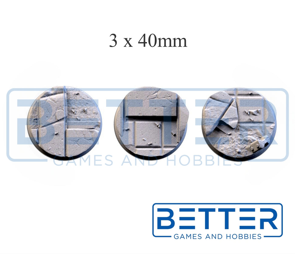 City Ruins - Themed bases and Toppers for sci-fi & fantasy wargaming
