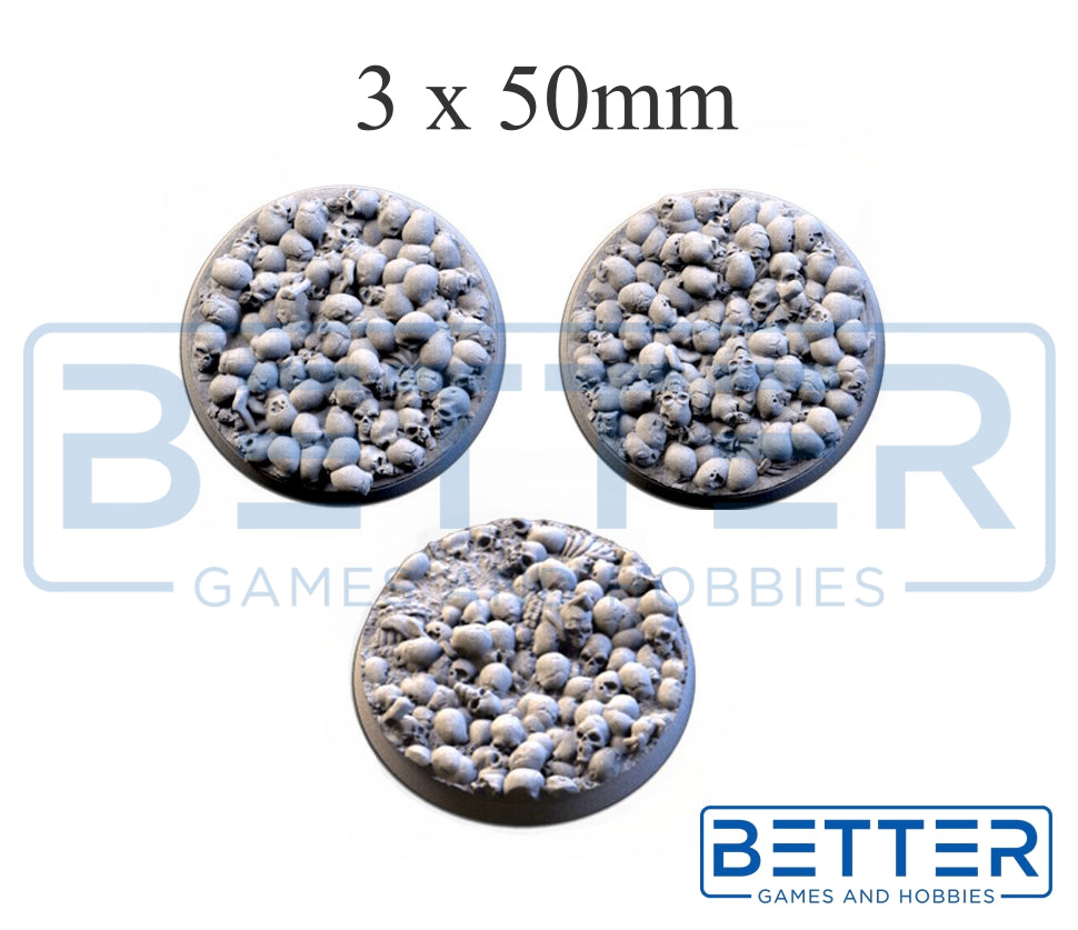 Death Skulls - Themed Bases and Toppers for sci-fi & fantasy wargaming