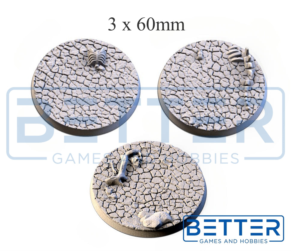 Cracked Desert - Themed Bases and Toppers for sci-fi & fantasy wargaming