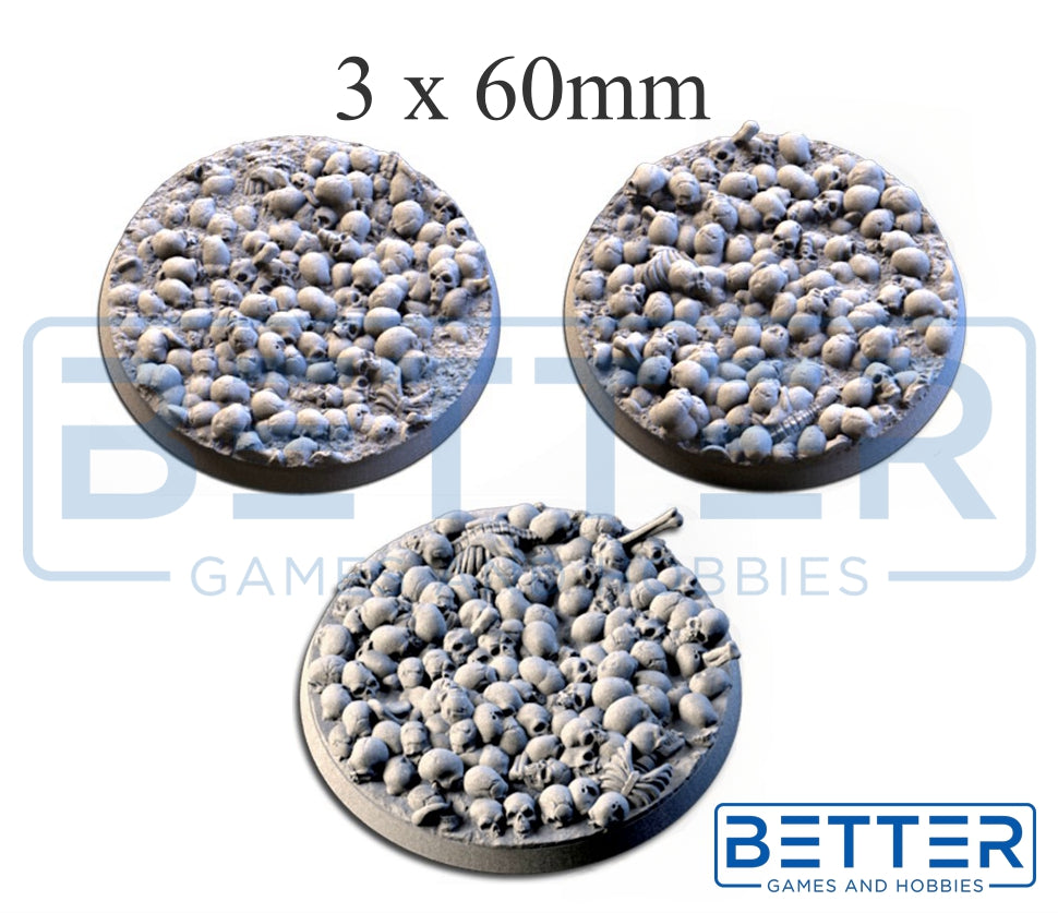 Death Skulls - Themed Bases and Toppers for sci-fi & fantasy wargaming