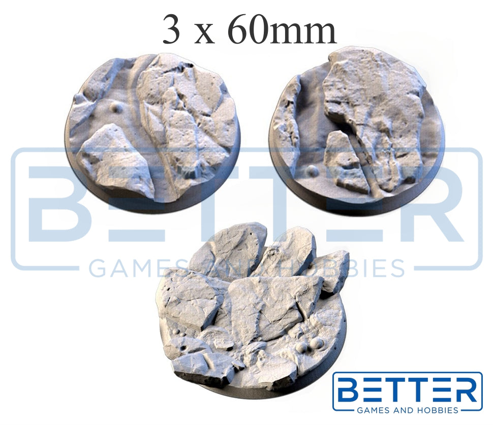 Volcanic - Themed Bases and Toppers for sci-fi & fantasy wargaming