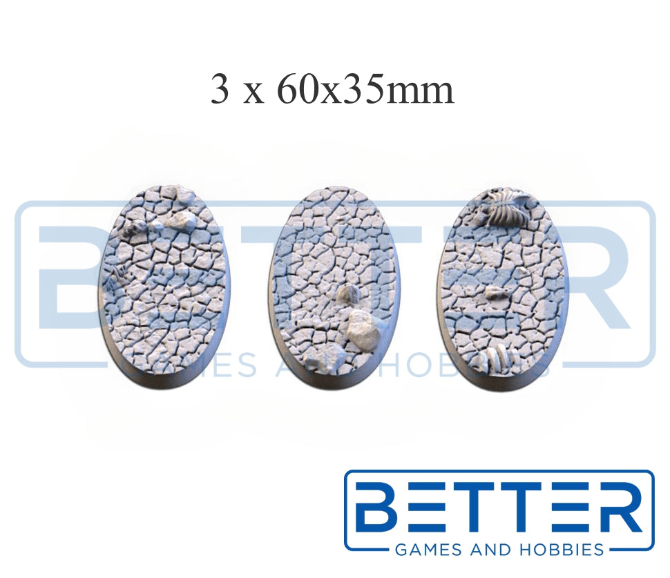 Cracked Desert - Themed Bases and Toppers for sci-fi & fantasy wargaming