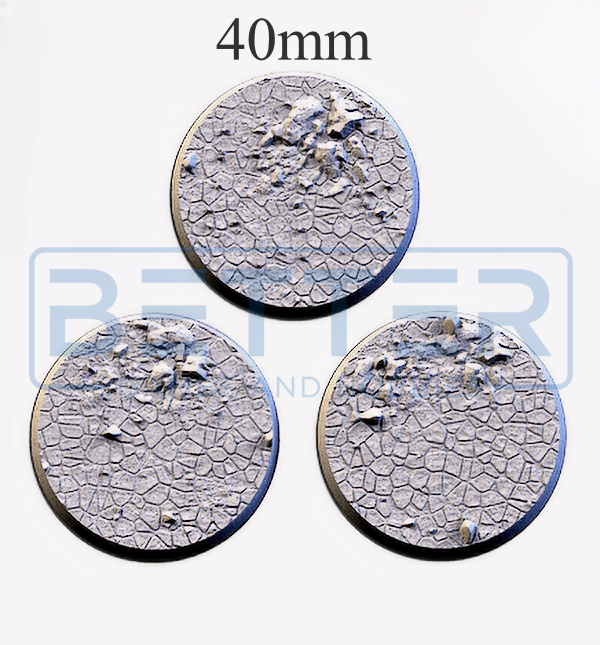 Dry ground - Themed Bases and Toppers for sci-fi & fantasy wargaming