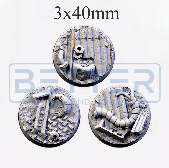 Scrap - Themed Bases and Toppers for sci-fi & fantasy wargaming