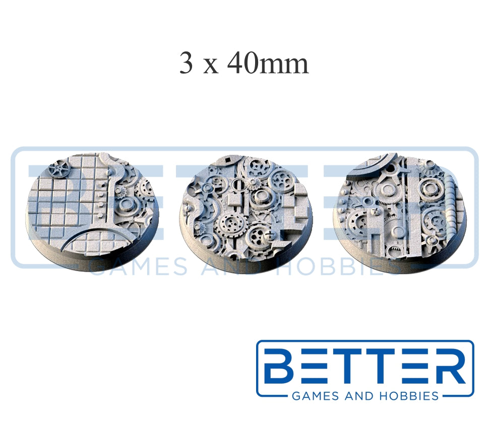 Steampunk - Themed Bases and Toppers for sci-fi & fantasy wargaming