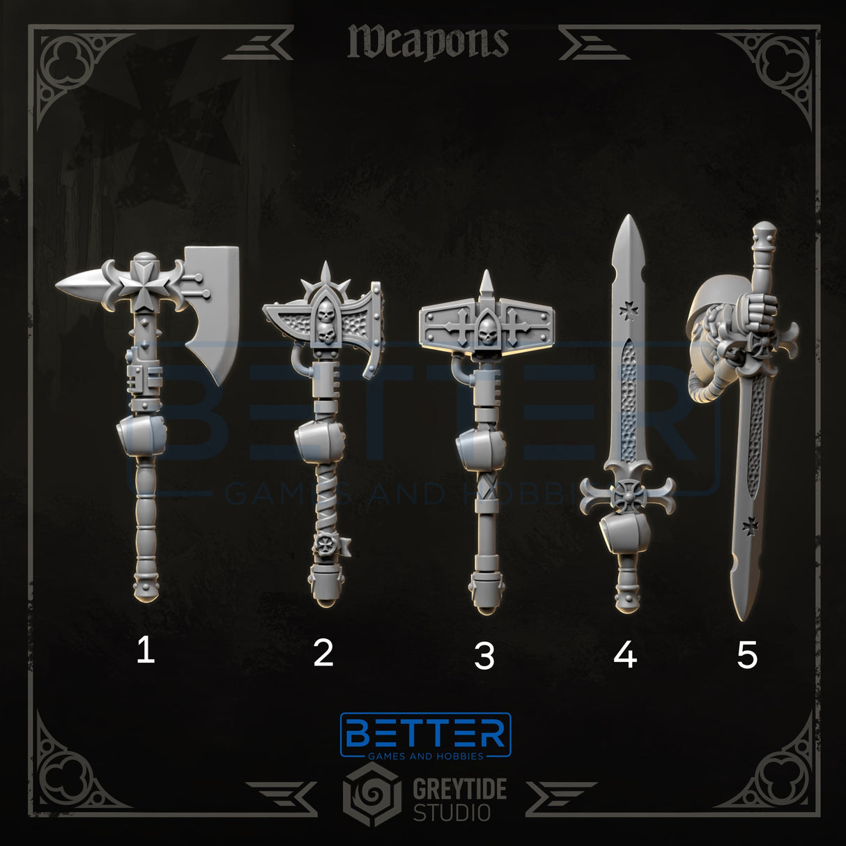 Hand Weapons- Eternal Crusaders for New Termi's