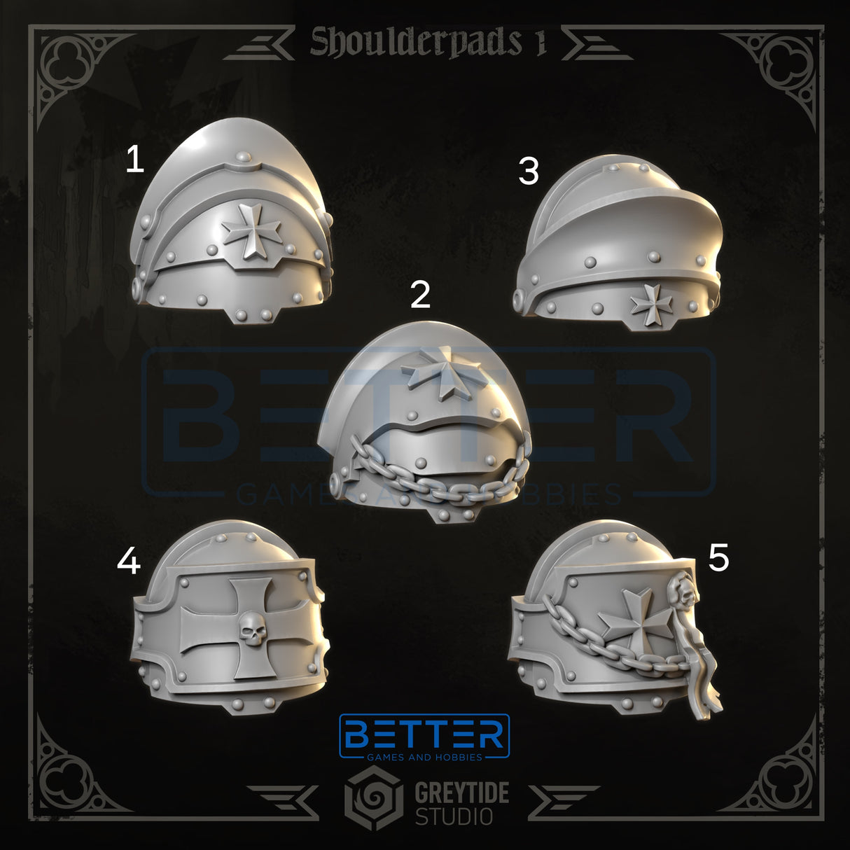 Shoulder Pads 1 - Eternal Crusaders for New Termi's