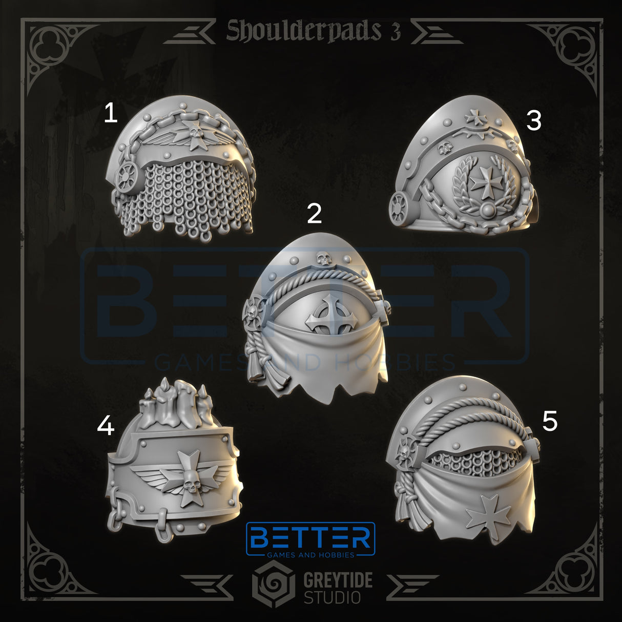 Shoulder Pads 3 - Eternal Crusaders for New Termi's