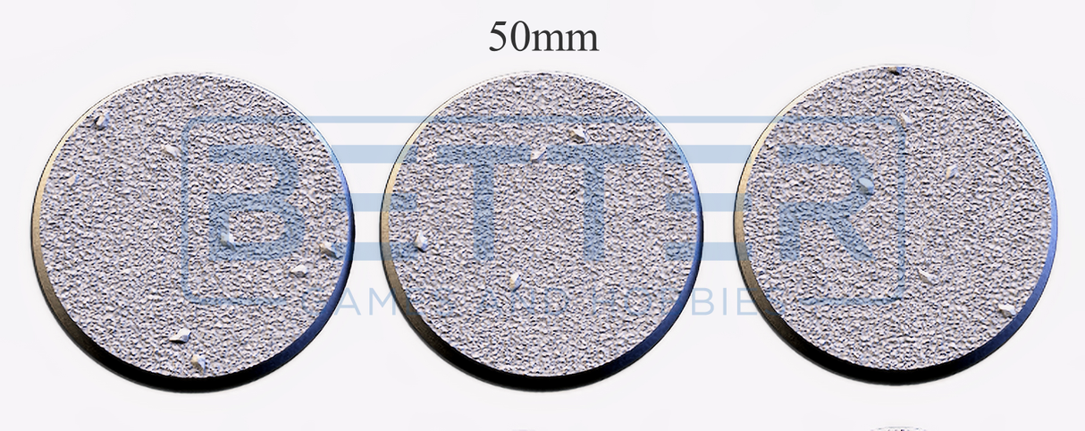 Basic fine - Themed Bases and Toppers for sci-fi & fantasy wargaming