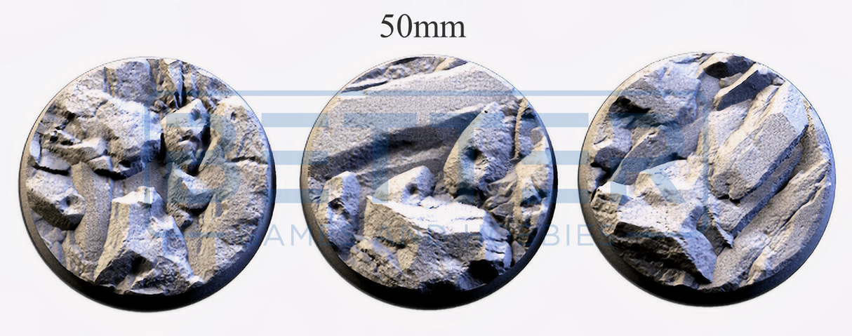 Stony Desert - Themed Bases and Toppers for sci-fi & fantasy wargaming