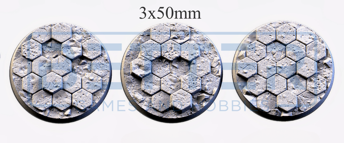 Basaltic - Themed Bases and Toppers for sci-fi & fantasy wargaming