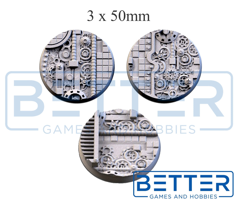 Steampunk - Themed Bases and Toppers for sci-fi & fantasy wargaming