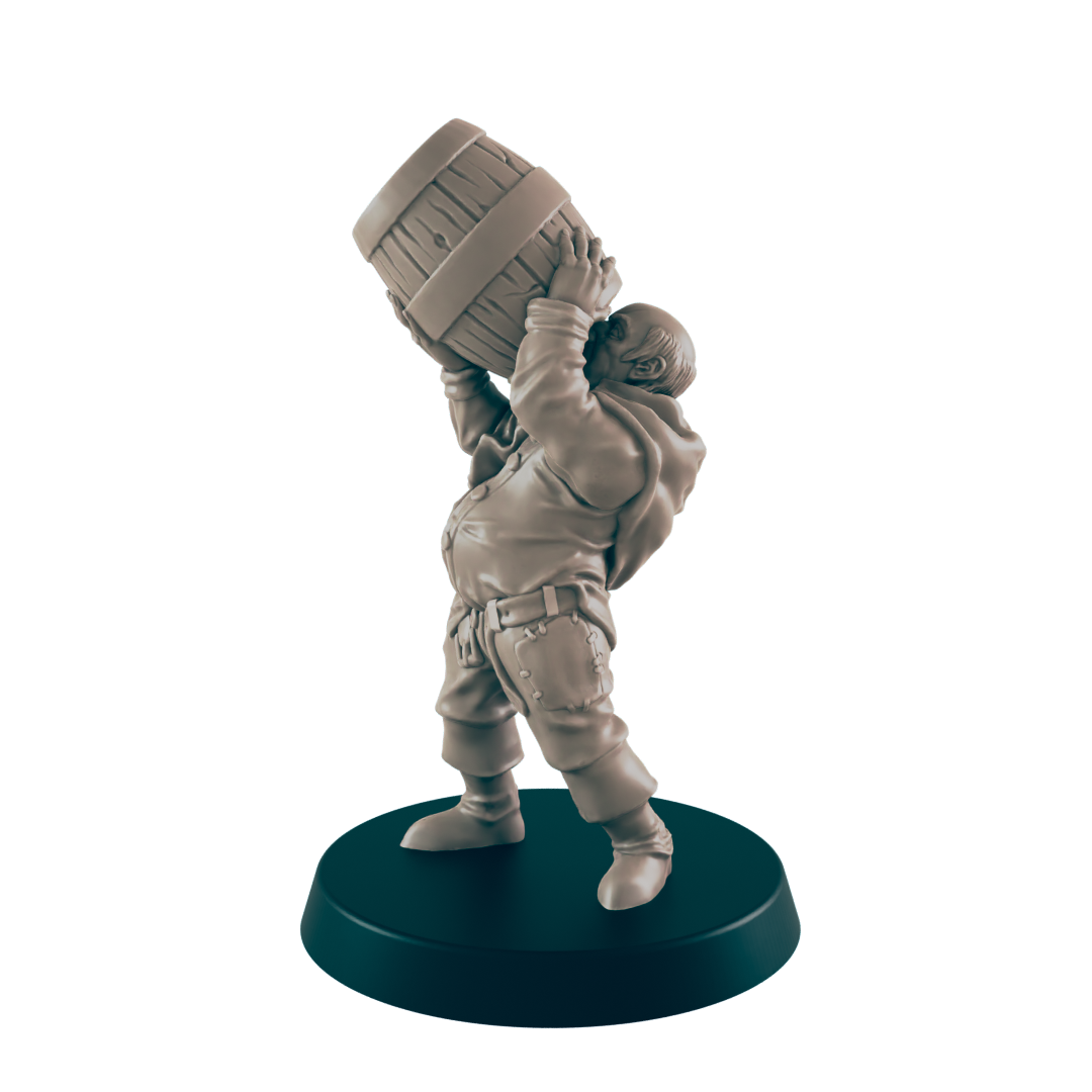 Humans - Everyday Folk. Fantasy miniatures for tabletop RPG