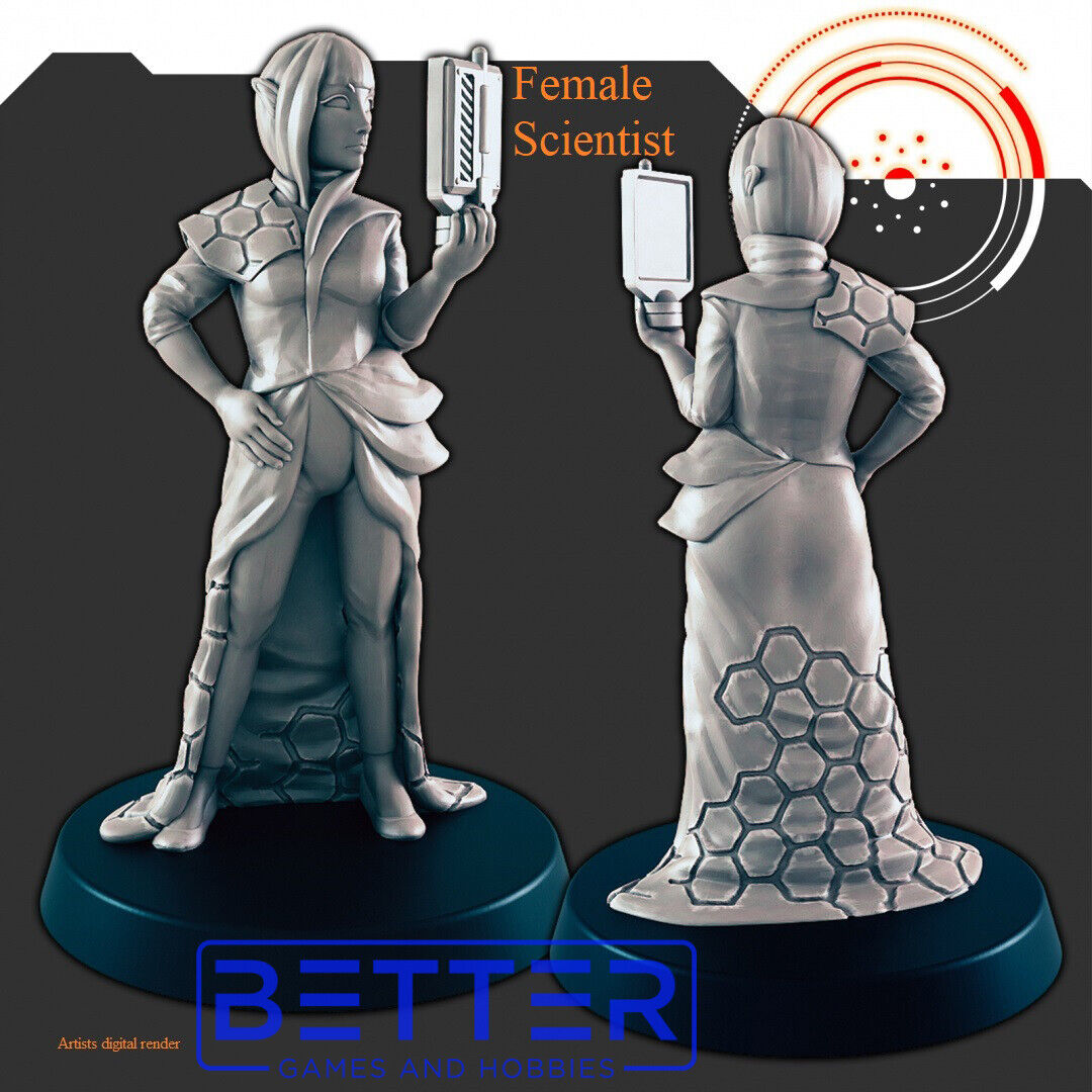 Explorers & Scientists - 28mm Scale Miniatures for Sci-Fi Wargaming