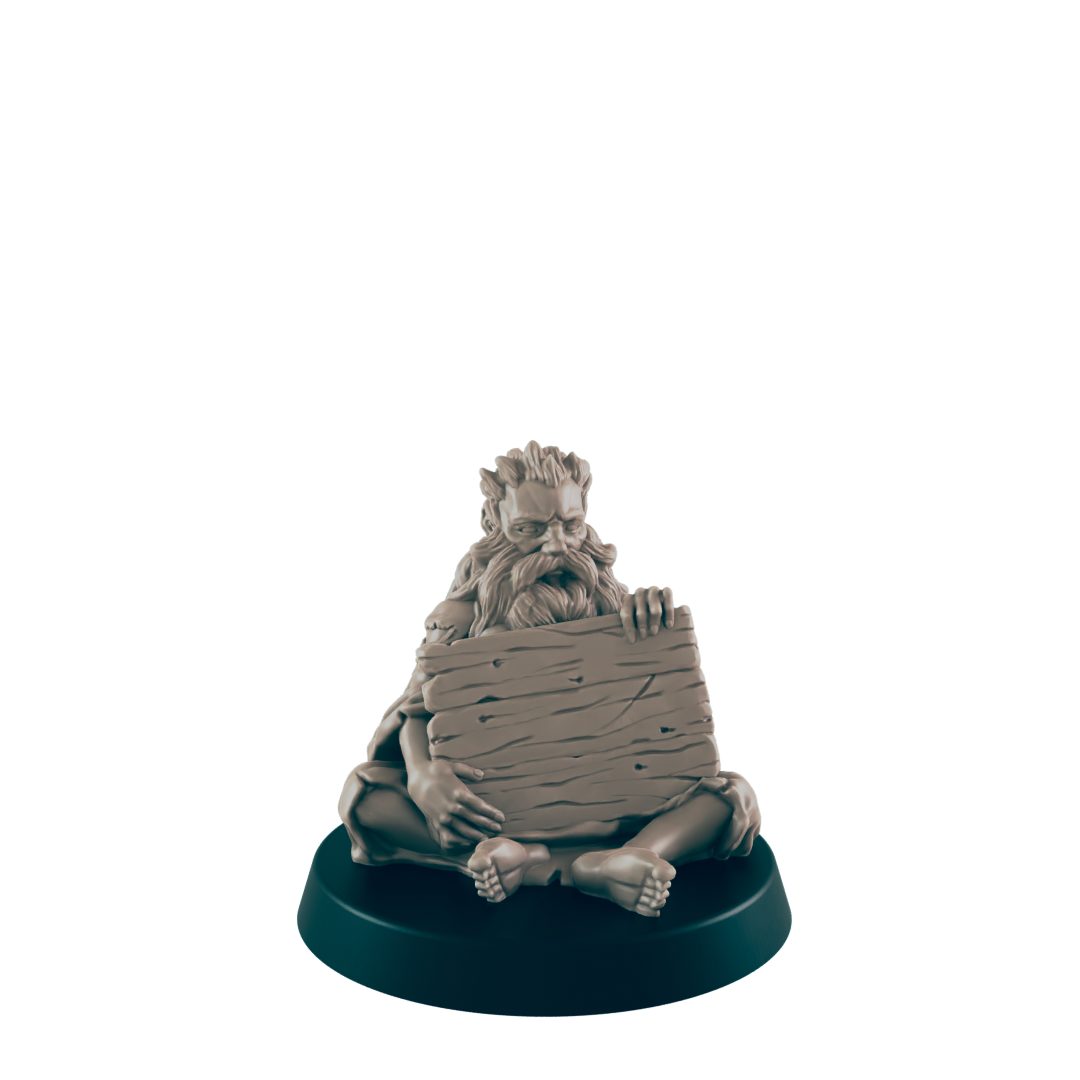 Humans - Everyday Folk. Fantasy miniatures for tabletop RPG