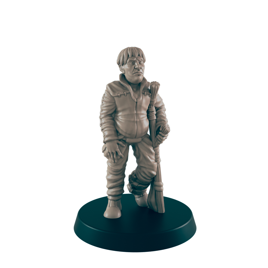 Humans - Everyday Folk. Fantasy miniatures for tabletop RPG