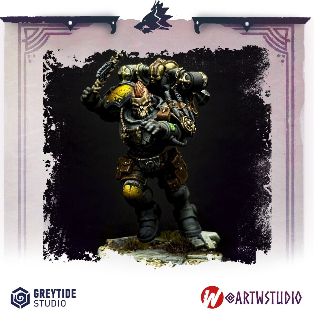 Heads - Primal Hounds for 2nd Born marines, Sci-Fi wargaming RPG