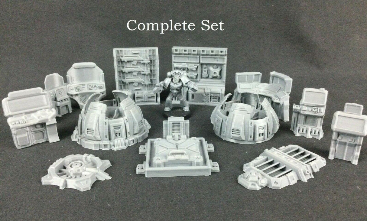 Vents, Shafts, Weapon lockers and Computers