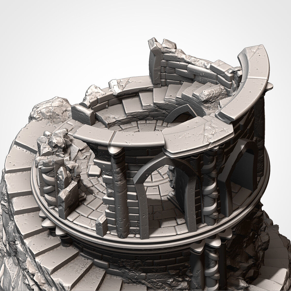 Ruin on the mountain