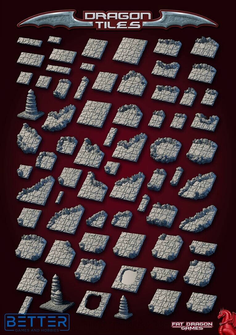 Cavern Tiles - Dragon Lock