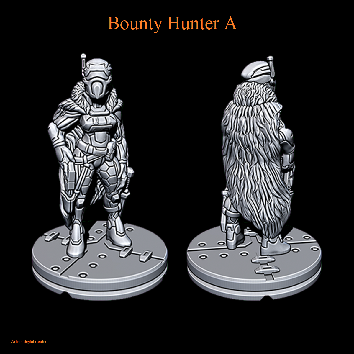 Bounty Hunters - 28mm Scale Miniatures for Sci-Fi Wargaming