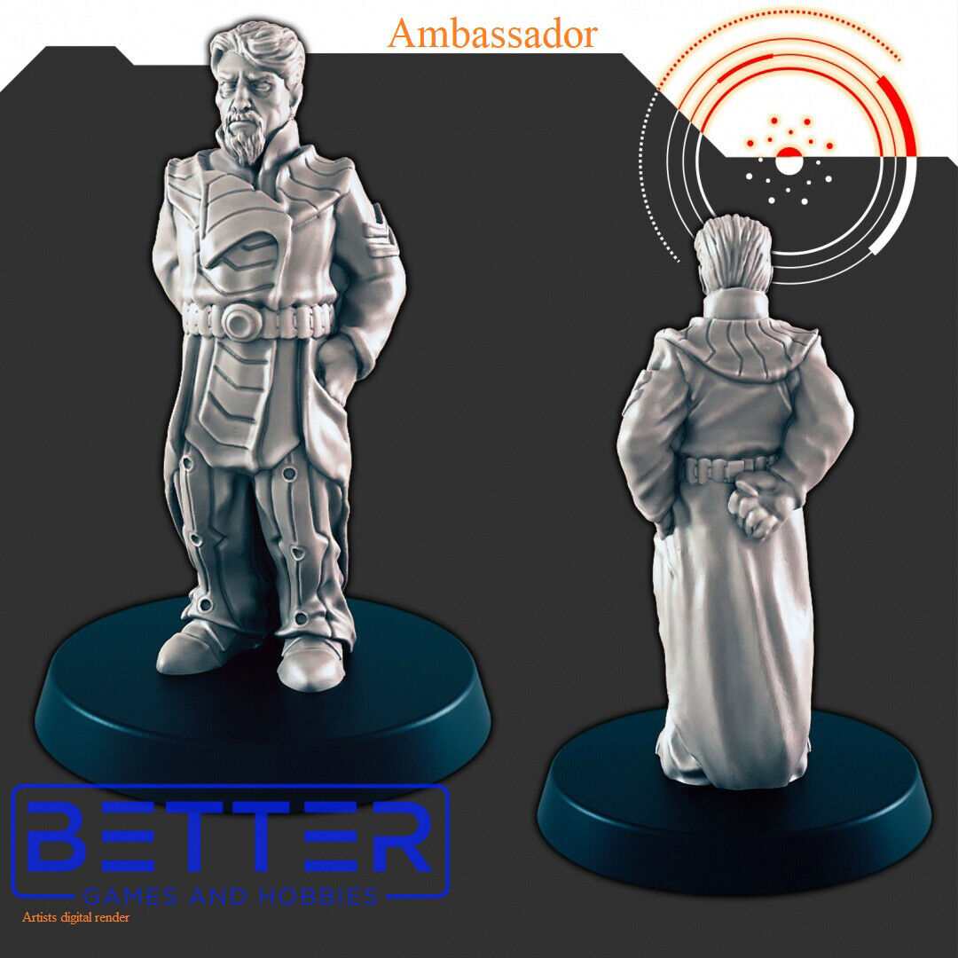 Galactic Council - 28mm Scale Miniatures for Sci-Fi Wargaming