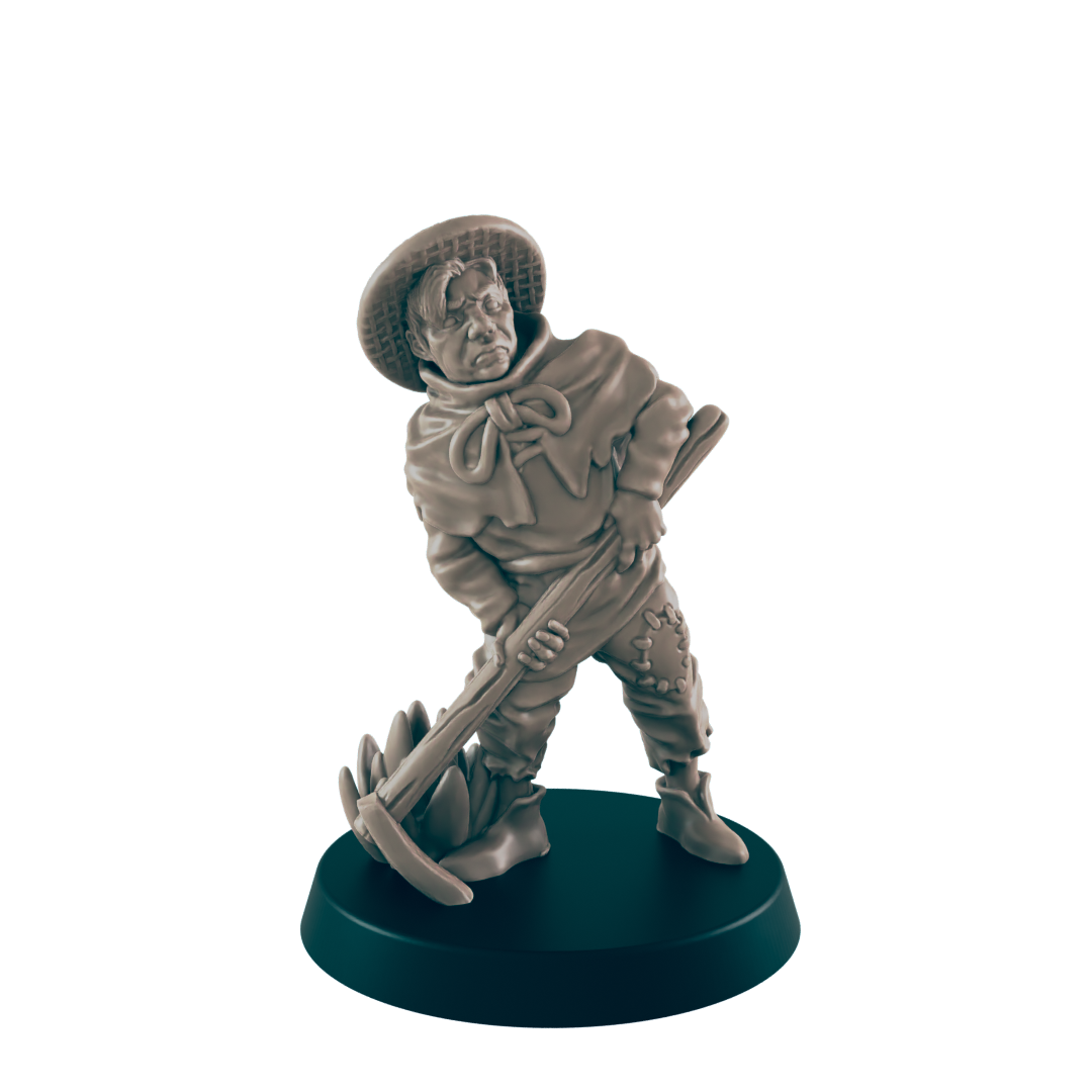 Humans - Everyday Folk. Fantasy miniatures for tabletop RPG