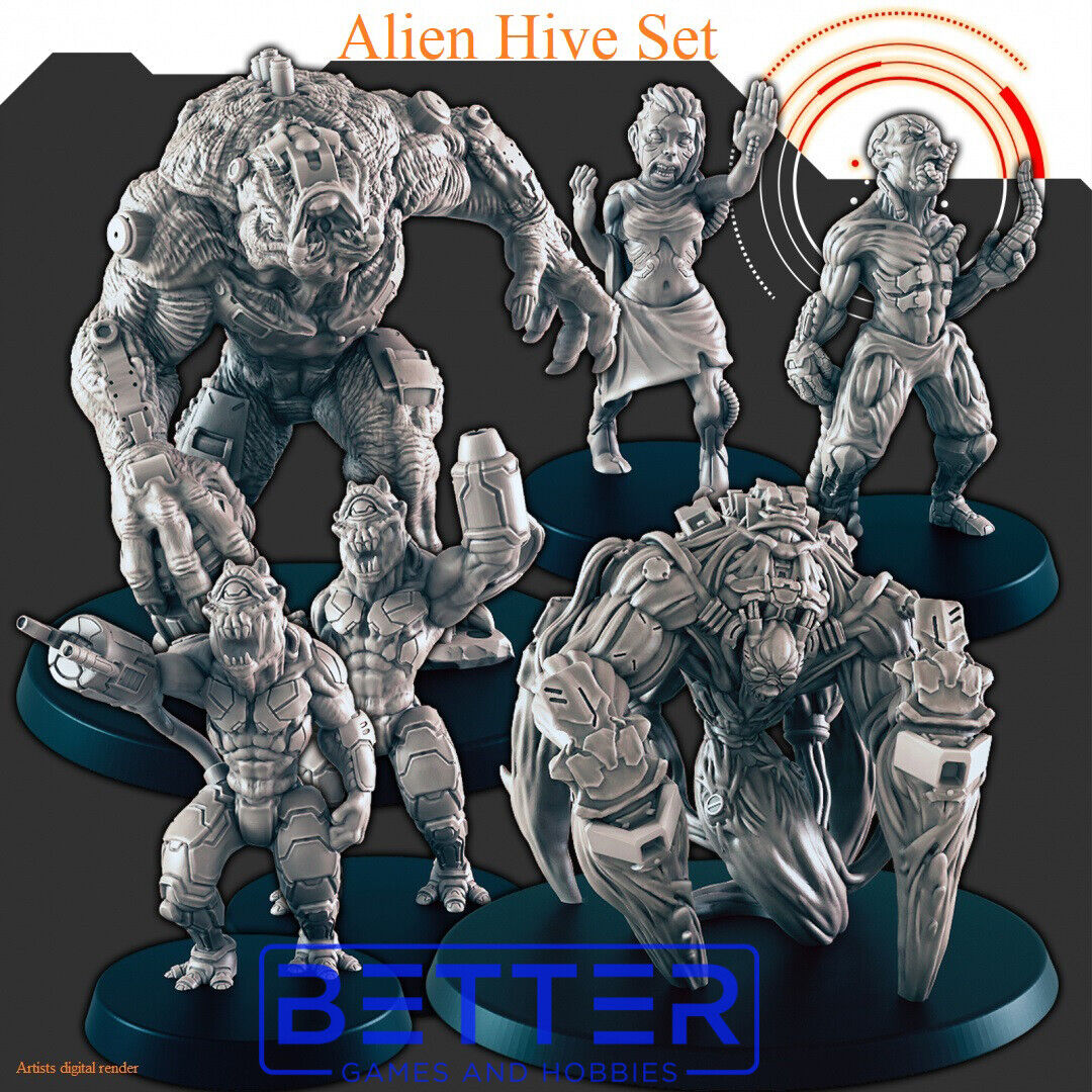 Alien Hive Infected - 28mm Scale Miniatures for Sci-Fi Wargaming