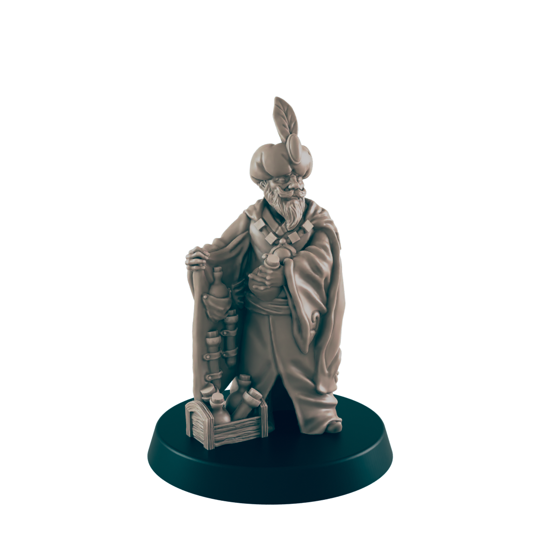 Humans - Everyday Folk. Fantasy miniatures for tabletop RPG