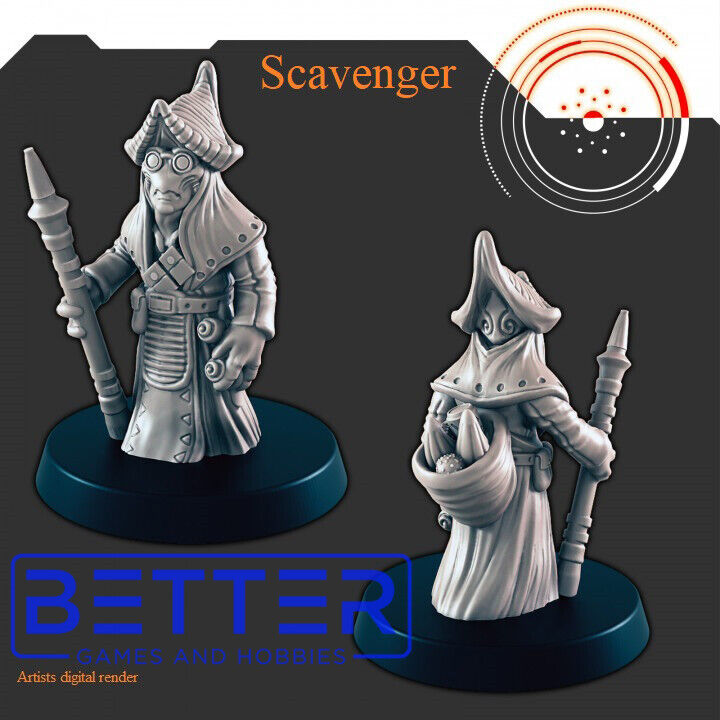 Pack Beasts & Scavengers - 28mm Scale Miniatures for Sci-Fi Wargaming