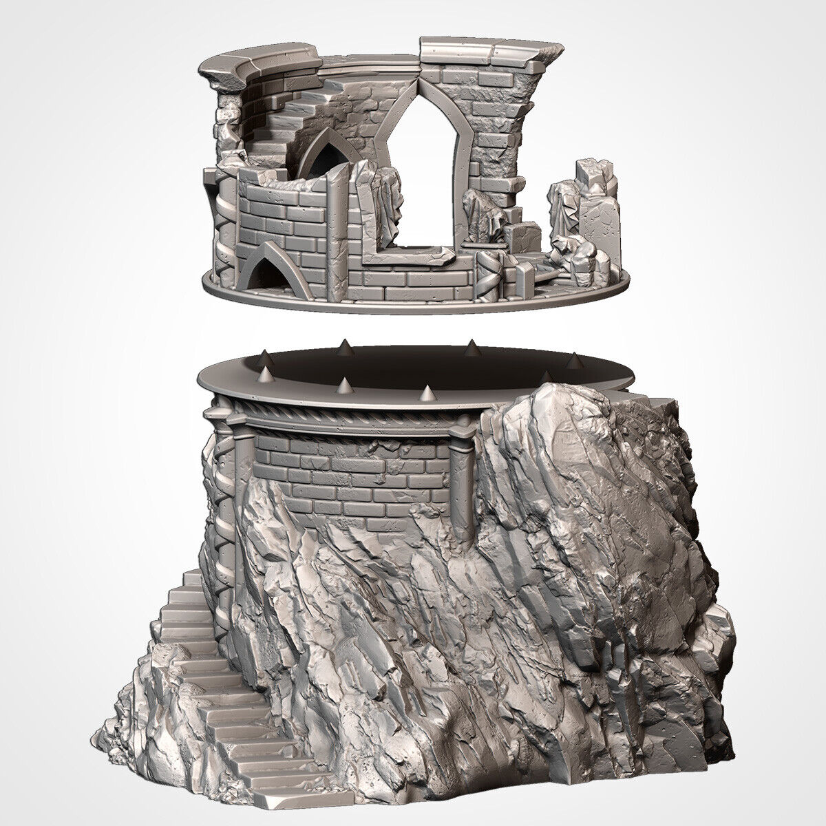 Ruin on the mountain