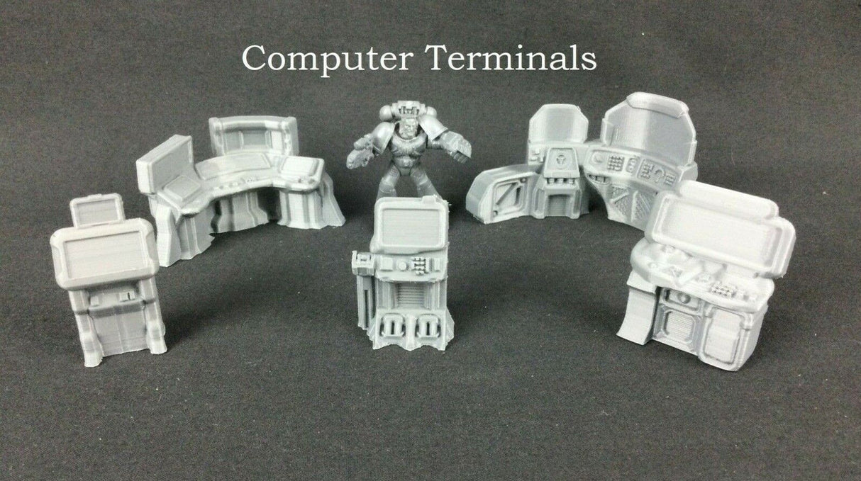 Vents, Shafts, Weapon lockers and Computers