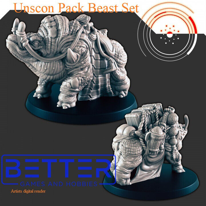 Pack Beasts & Scavengers - 28mm Scale Miniatures for Sci-Fi Wargaming