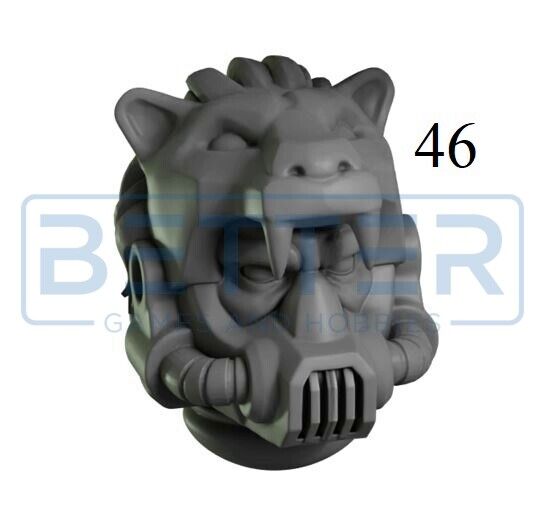 Lion Helmets - Eternal Pilgrims for 2nd Born Marines