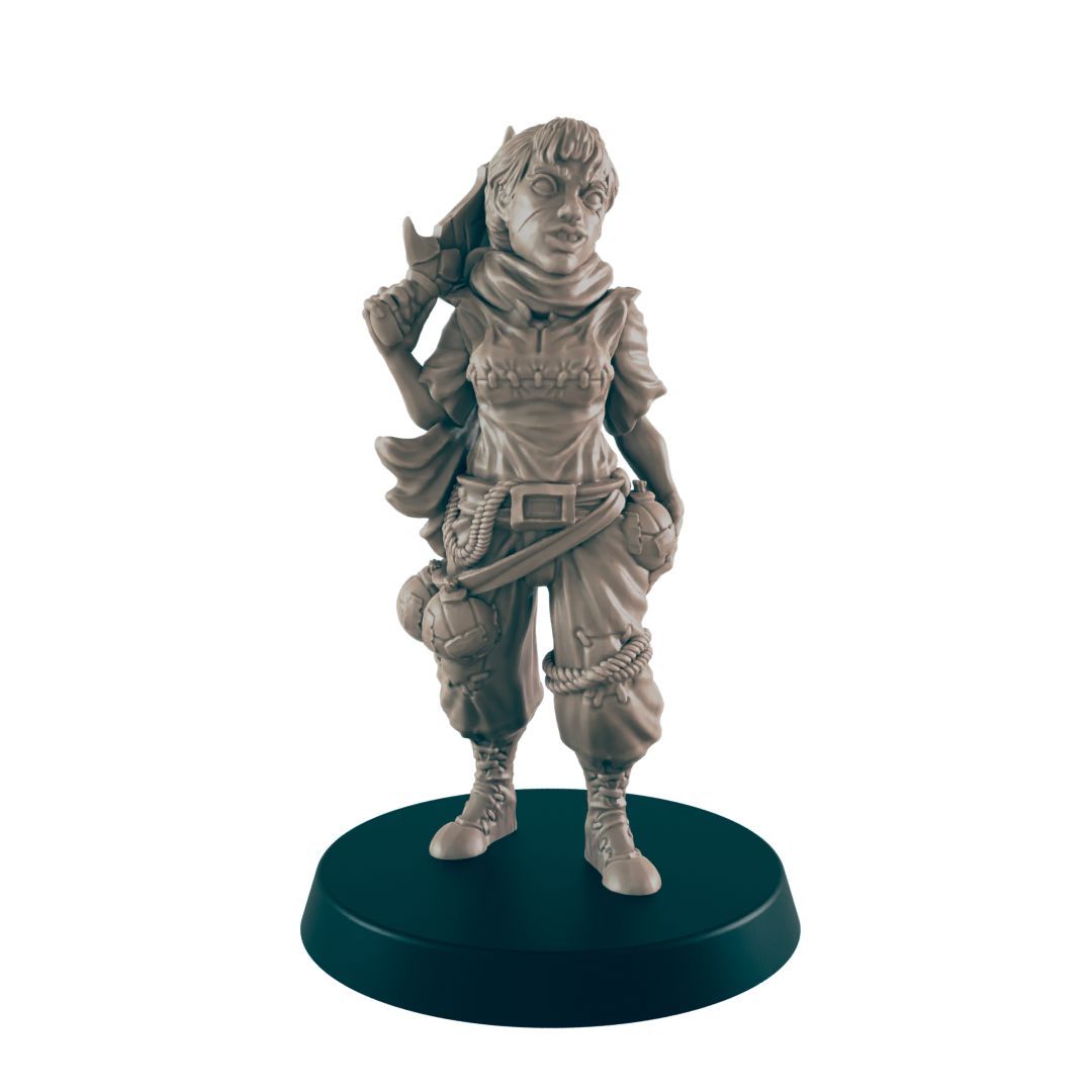 Humans - Everyday Folk. Fantasy miniatures for tabletop RPG