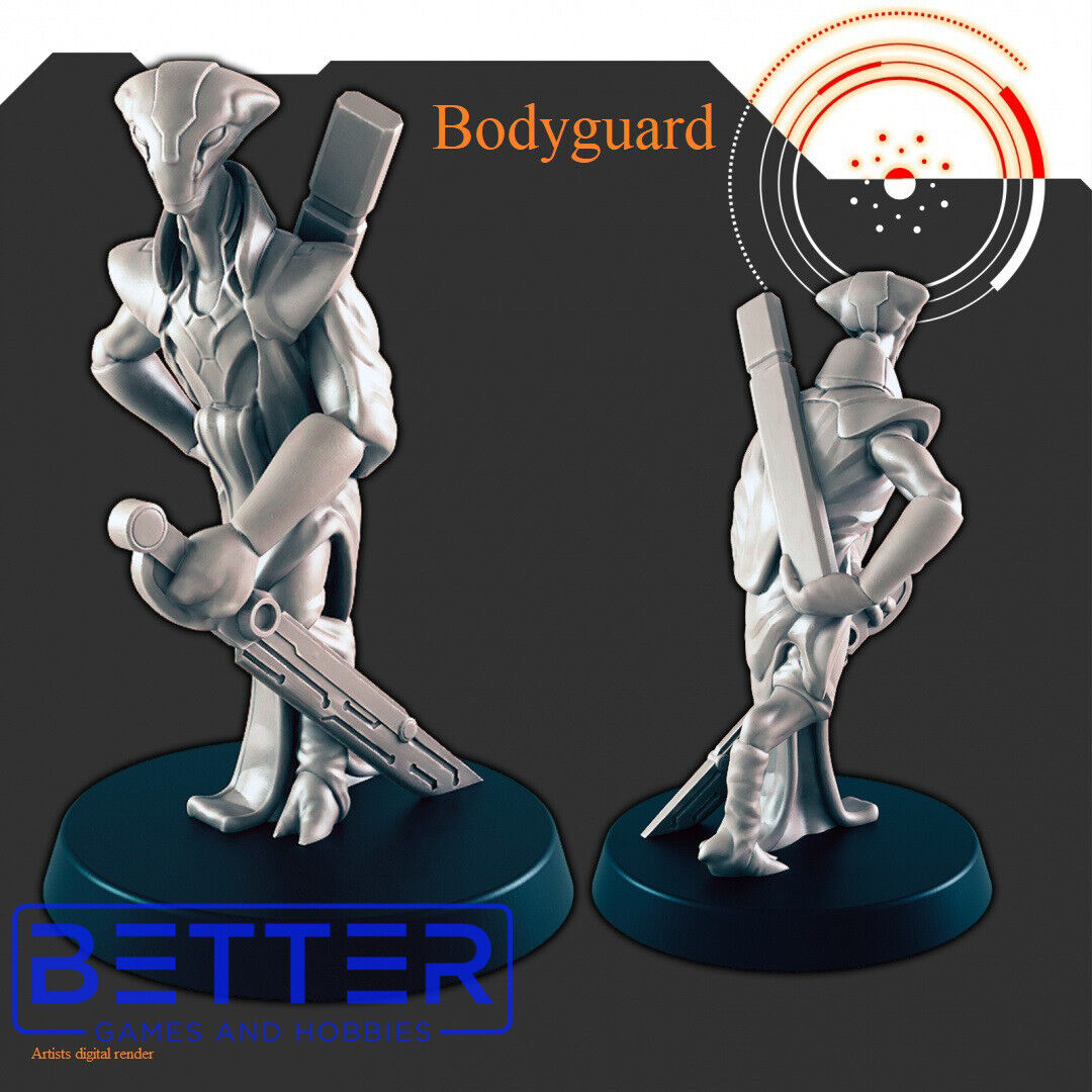 Alien Delegation - 28mm scale miniatures for Sci-Fi Wargaming