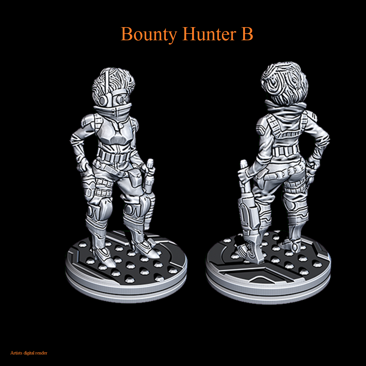 Bounty Hunters - 28mm Scale Miniatures for Sci-Fi Wargaming