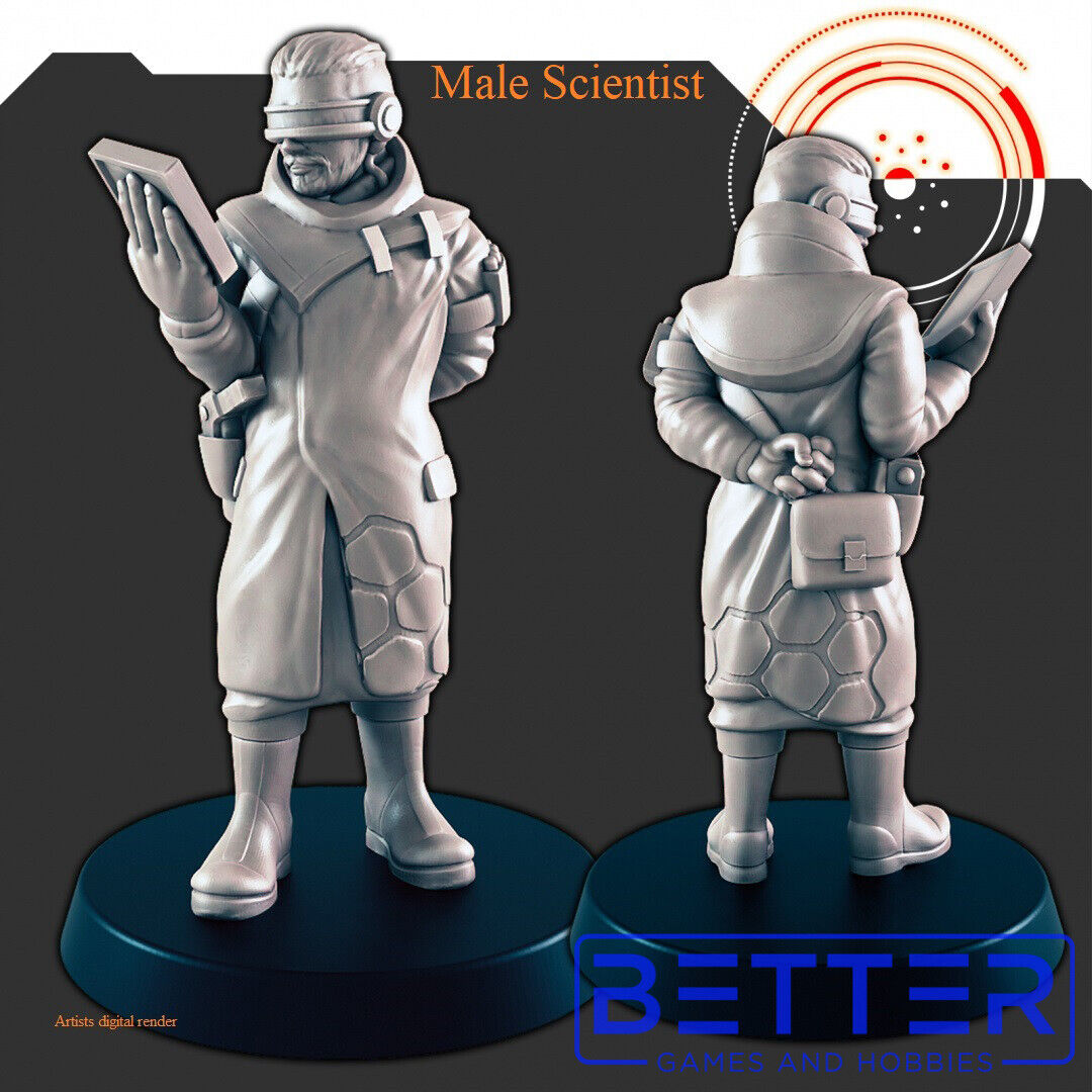 Explorers & Scientists - 28mm Scale Miniatures for Sci-Fi Wargaming