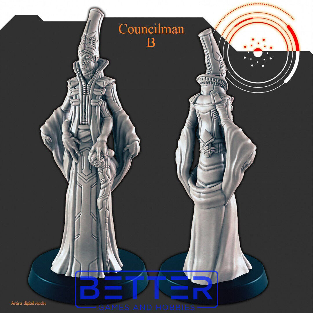 Galactic Council - 28mm Scale Miniatures for Sci-Fi Wargaming