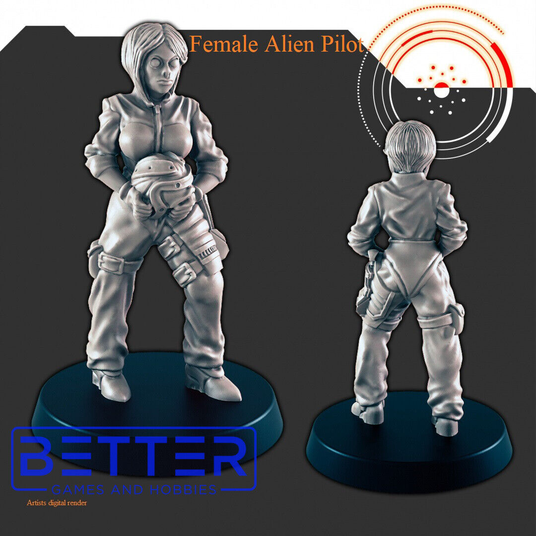 Space Dock Workers- 28mm Scale Miniatures for Sci-Fi Wargaming