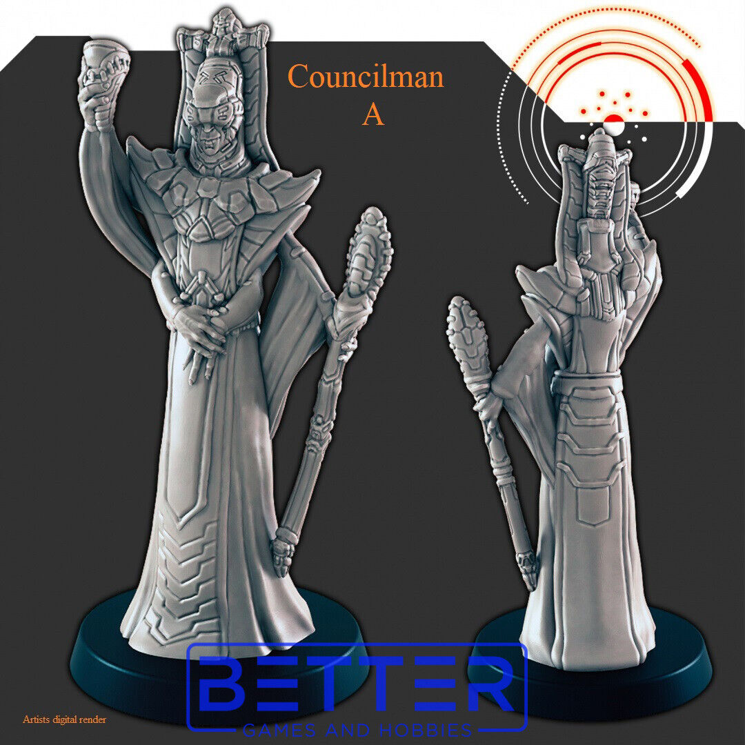Galactic Council - 28mm Scale Miniatures for Sci-Fi Wargaming