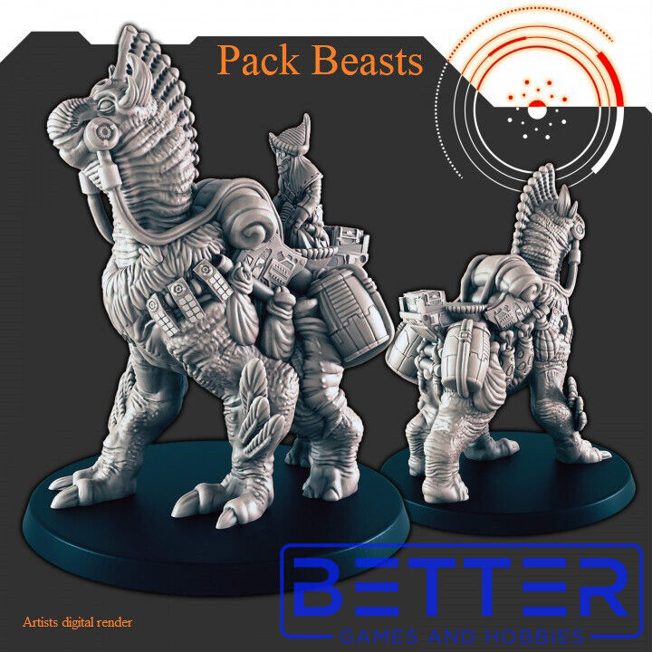 Pack Beasts & Scavengers - 28mm Scale Miniatures for Sci-Fi Wargaming
