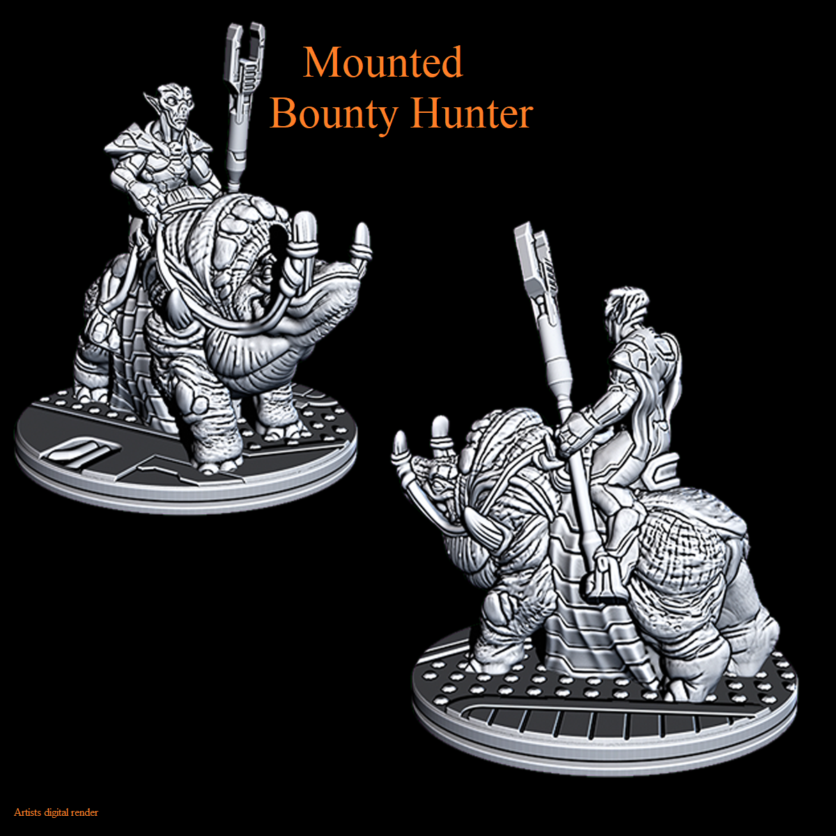 Bounty Hunters - 28mm Scale Miniatures for Sci-Fi Wargaming